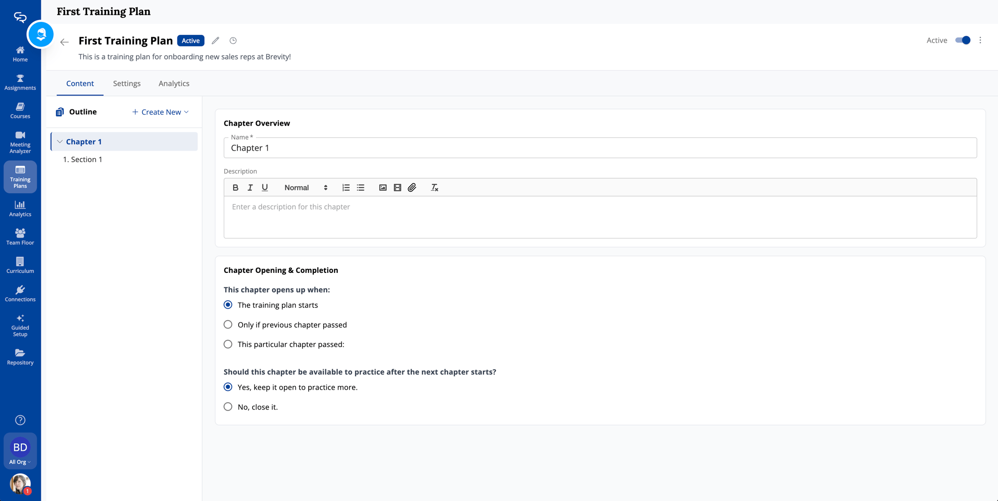 How to Build a Training Plan