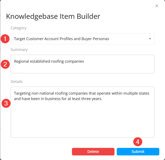 item builder